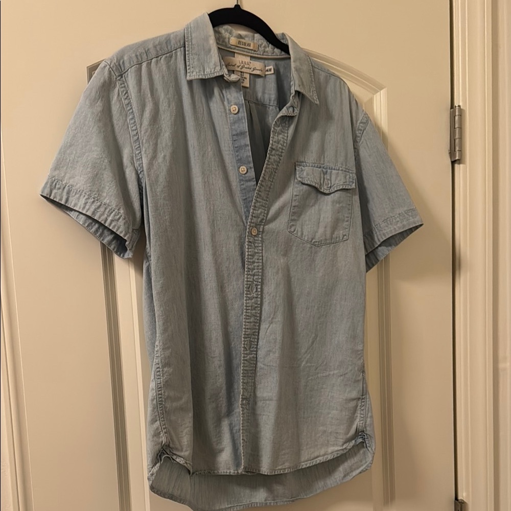 Light Blue Denim Shirt - Picture 4 of 4